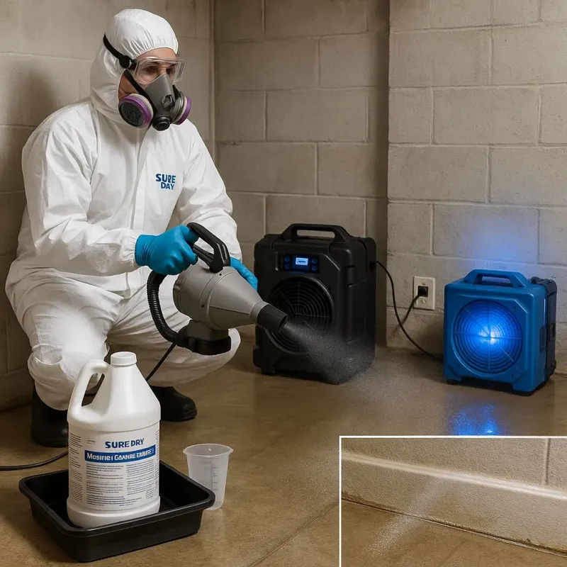 Sanitization and Odor Removal process in Upland, IN